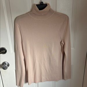 Chico's Soft Cream Turtleneck Sweater